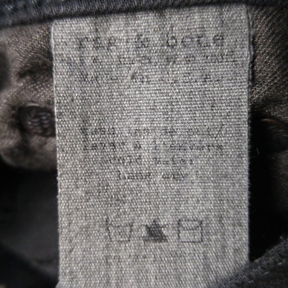 rag & bone Skinny Dark Gray Pirate Wash Jeans A187 - Picture 5 of 6